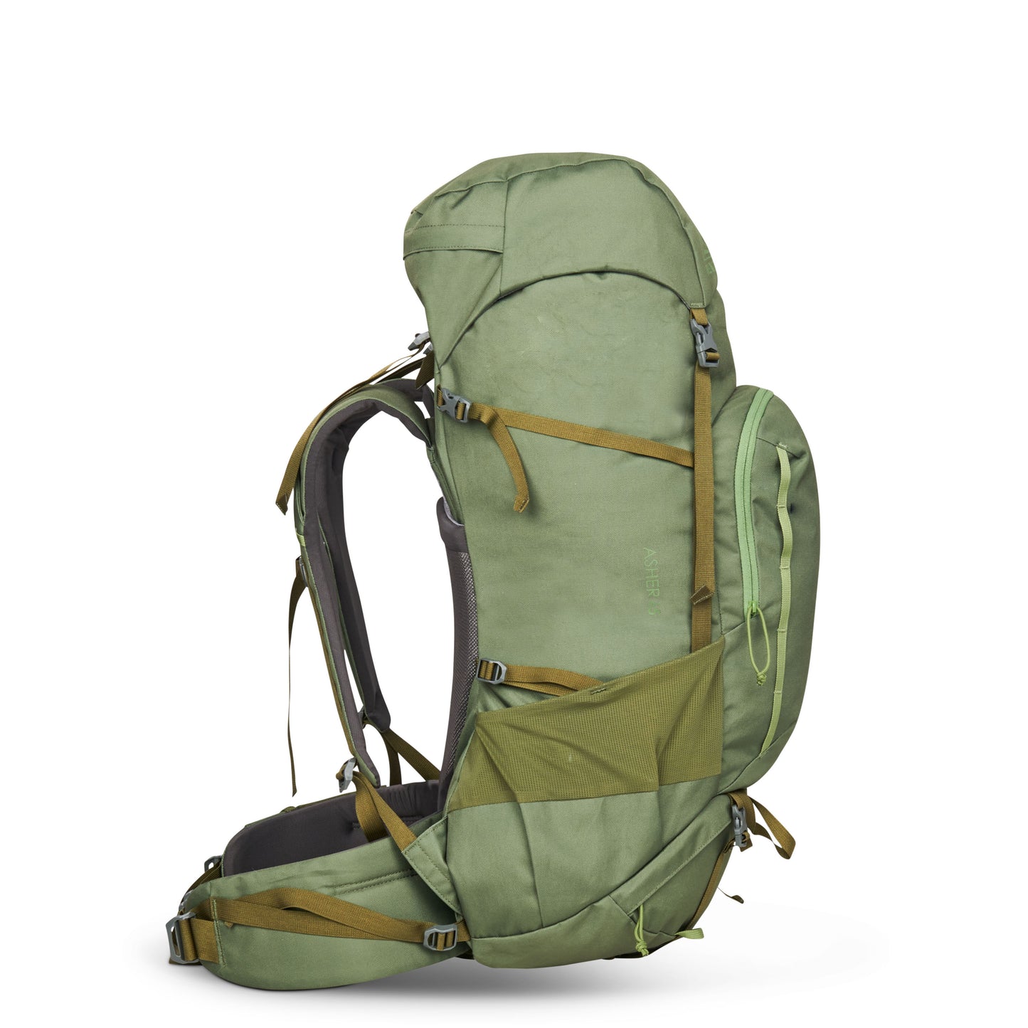 KELTY Asher 65L Hiking Pack Winter Moss