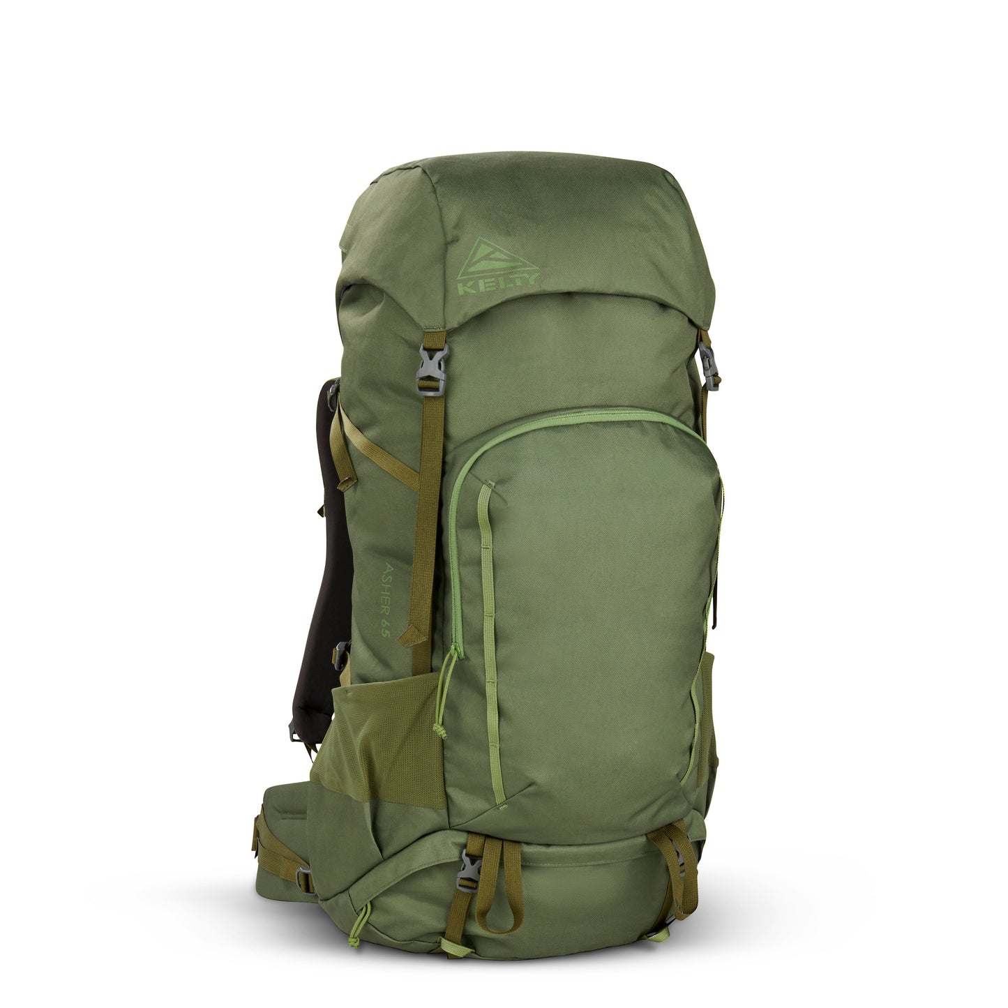 KELTY Asher 65L Hiking Pack Winter Moss