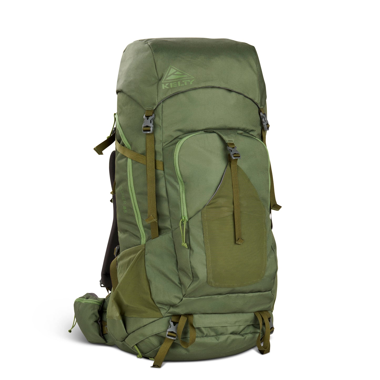 KELTY Asher 85L Hiking Pack Winter Moss