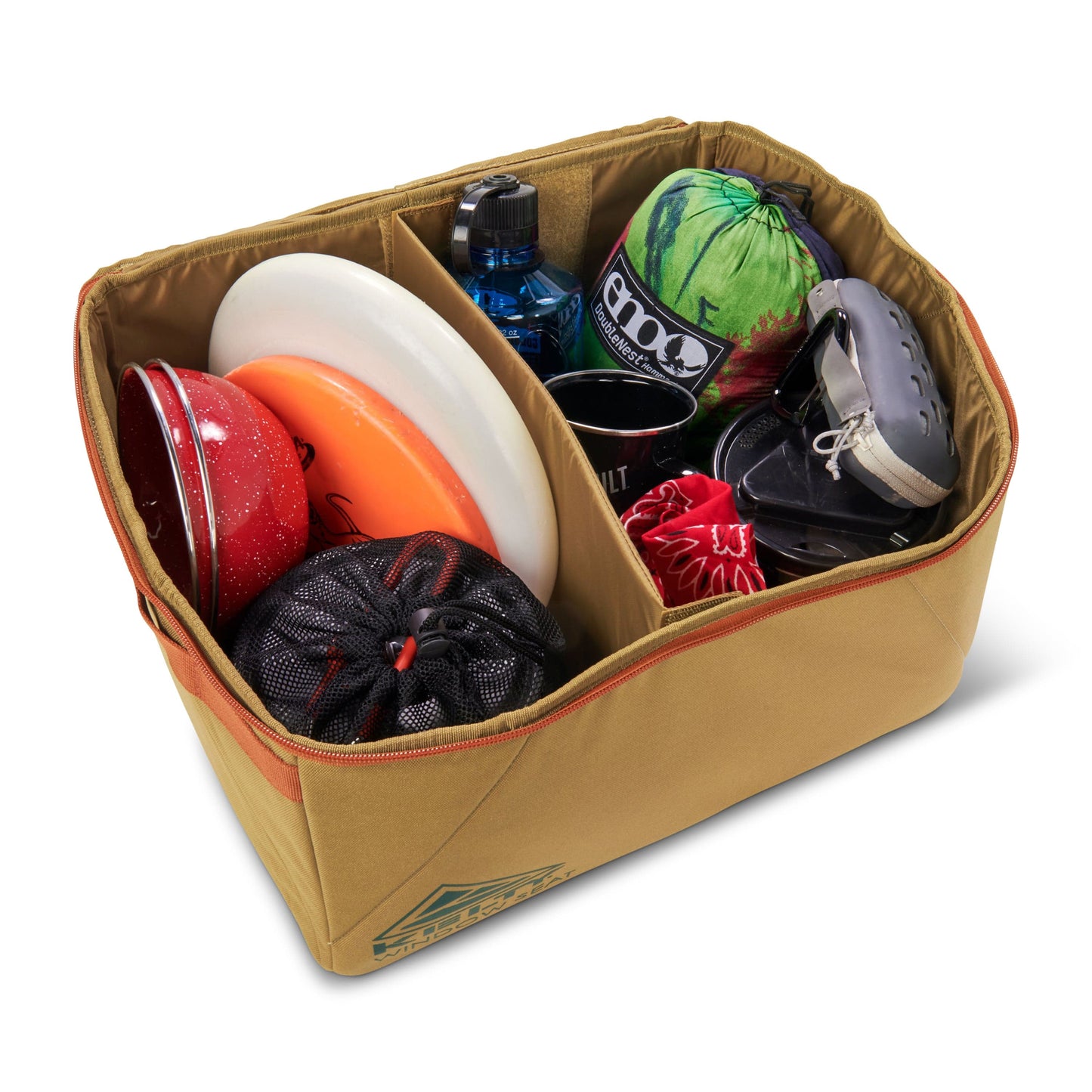 KELTY Window Seat Dull Gold / Deep Teal