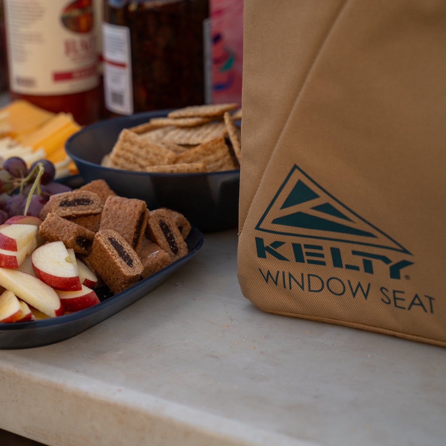 KELTY Window Seat Dull Gold / Deep Teal