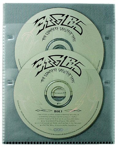 Arkive 5:1 CD Storage Sleeve 12 pack (grey) DOUBLE DISC