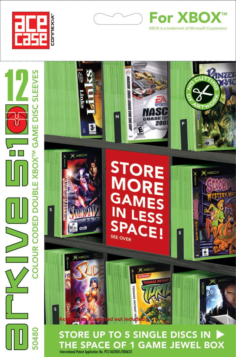 Arkive 5:1 Storage Sleeve 12 pack (Green) - MW Direct