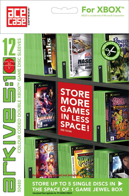 Arkive 5:1 Storage Sleeve 12 pack (Green) - MW Direct
