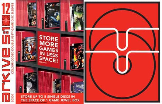 Arkive 5:1 Storage Sleeve 12 pack (Red) - MW Direct