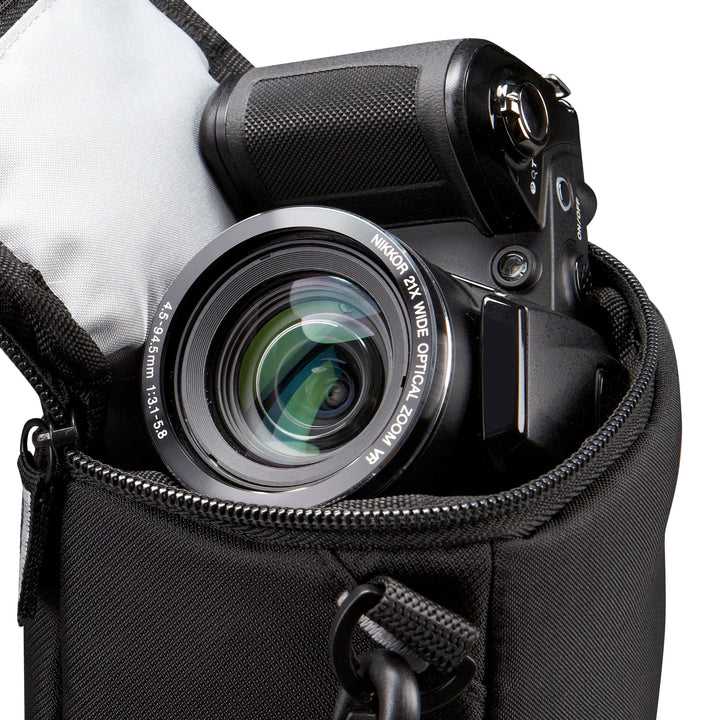 Compact Camcorder/High Zoom Digital Case - Black - Carton of 4 - MW Direct