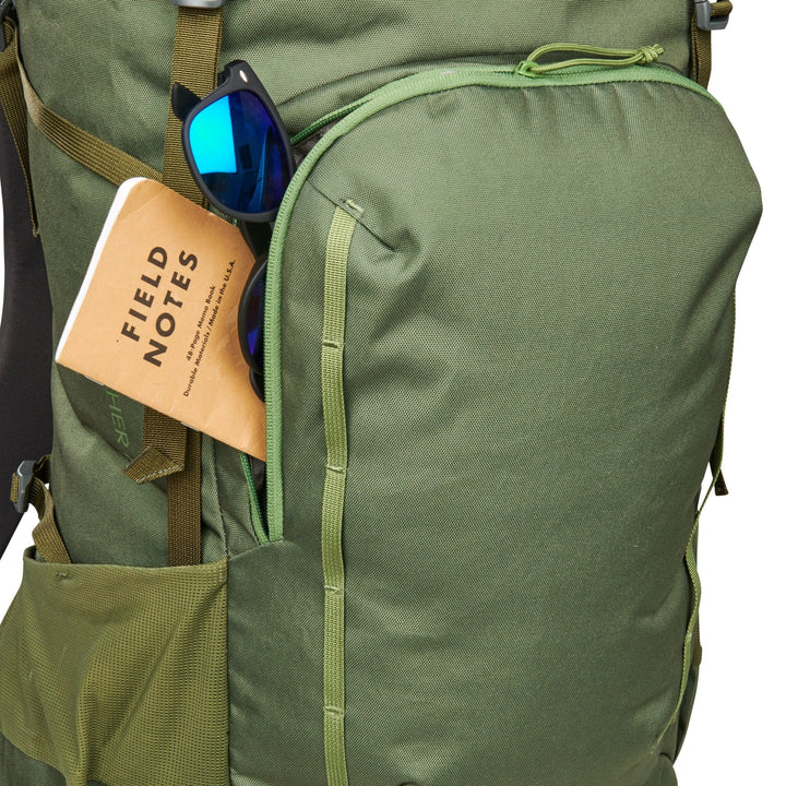 KELTY Asher 65L Hiking Pack Winter Moss - MW Direct