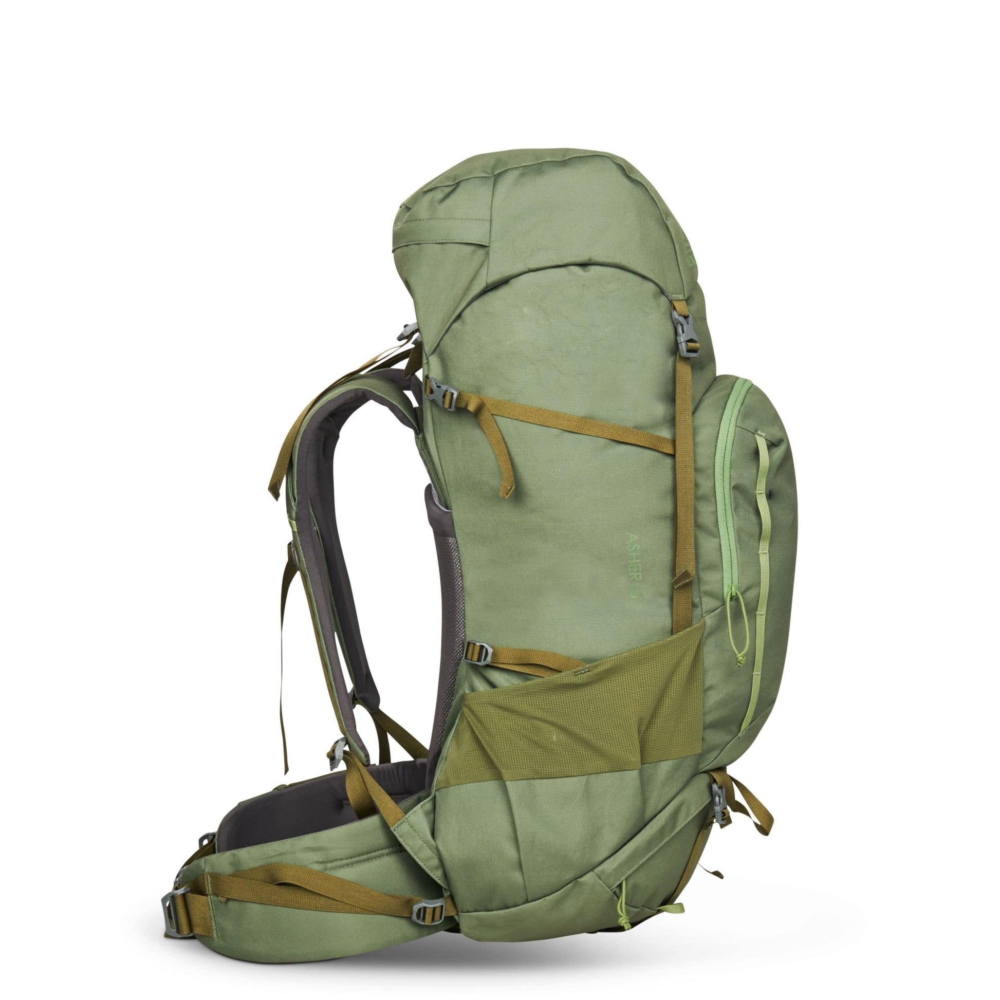 KELTY Asher 65L Hiking Pack Winter Moss - MW Direct