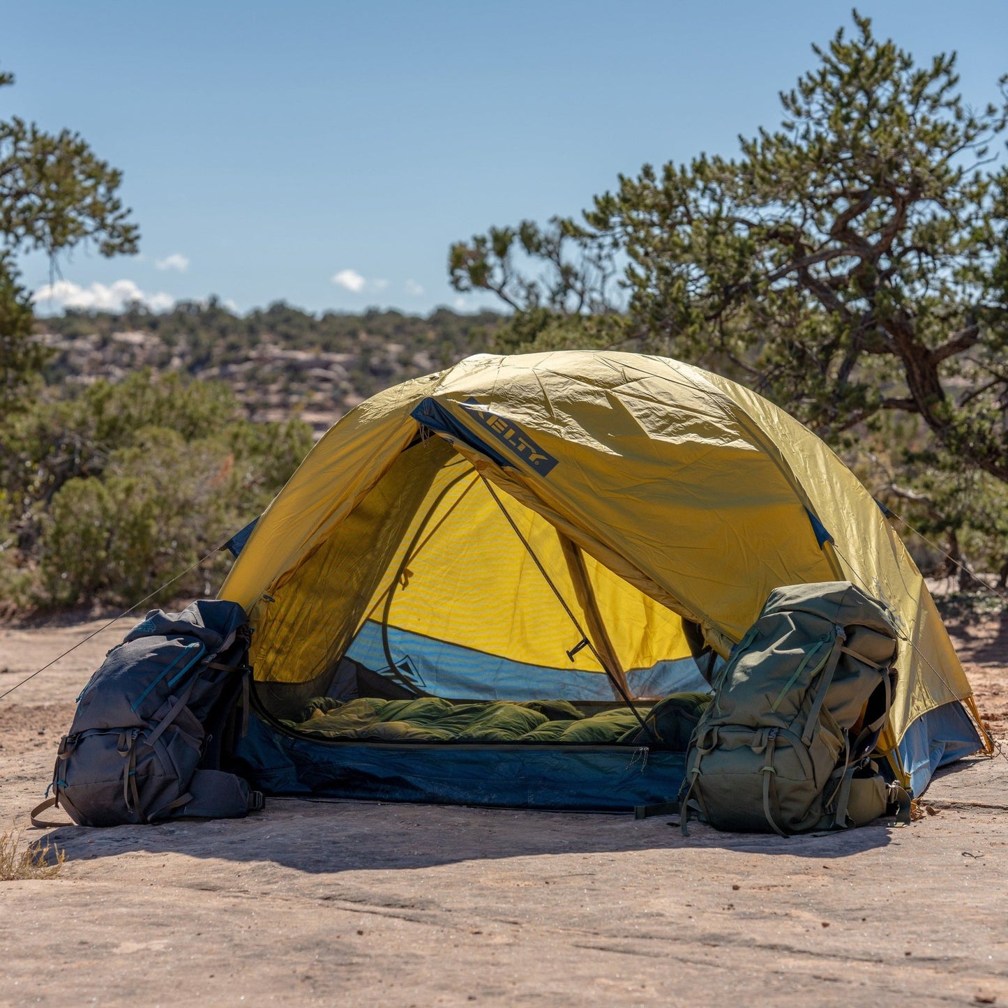 KELTY Asher 65L Hiking Pack Winter Moss - MW Direct