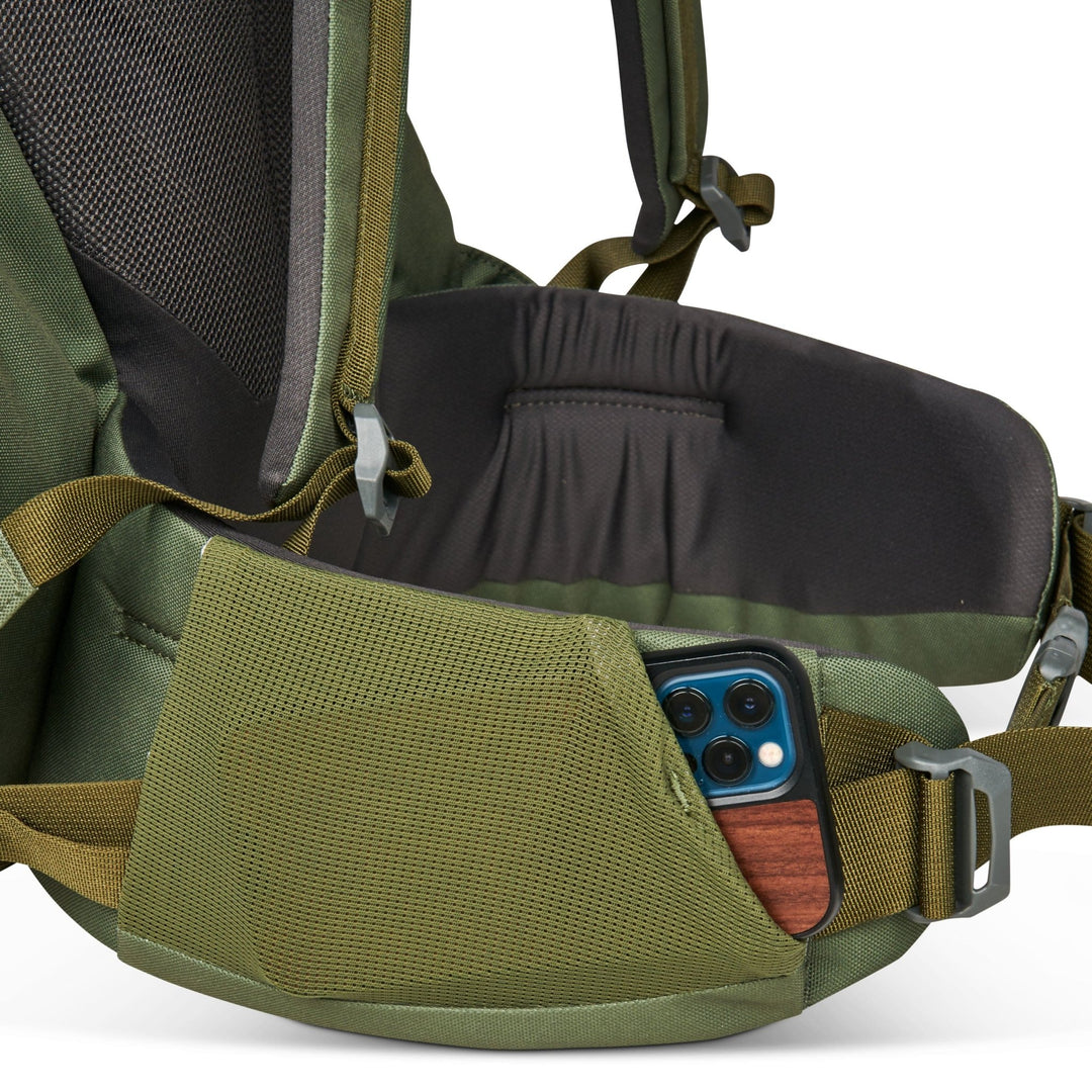 KELTY Asher 65L Hiking Pack Winter Moss - MW Direct
