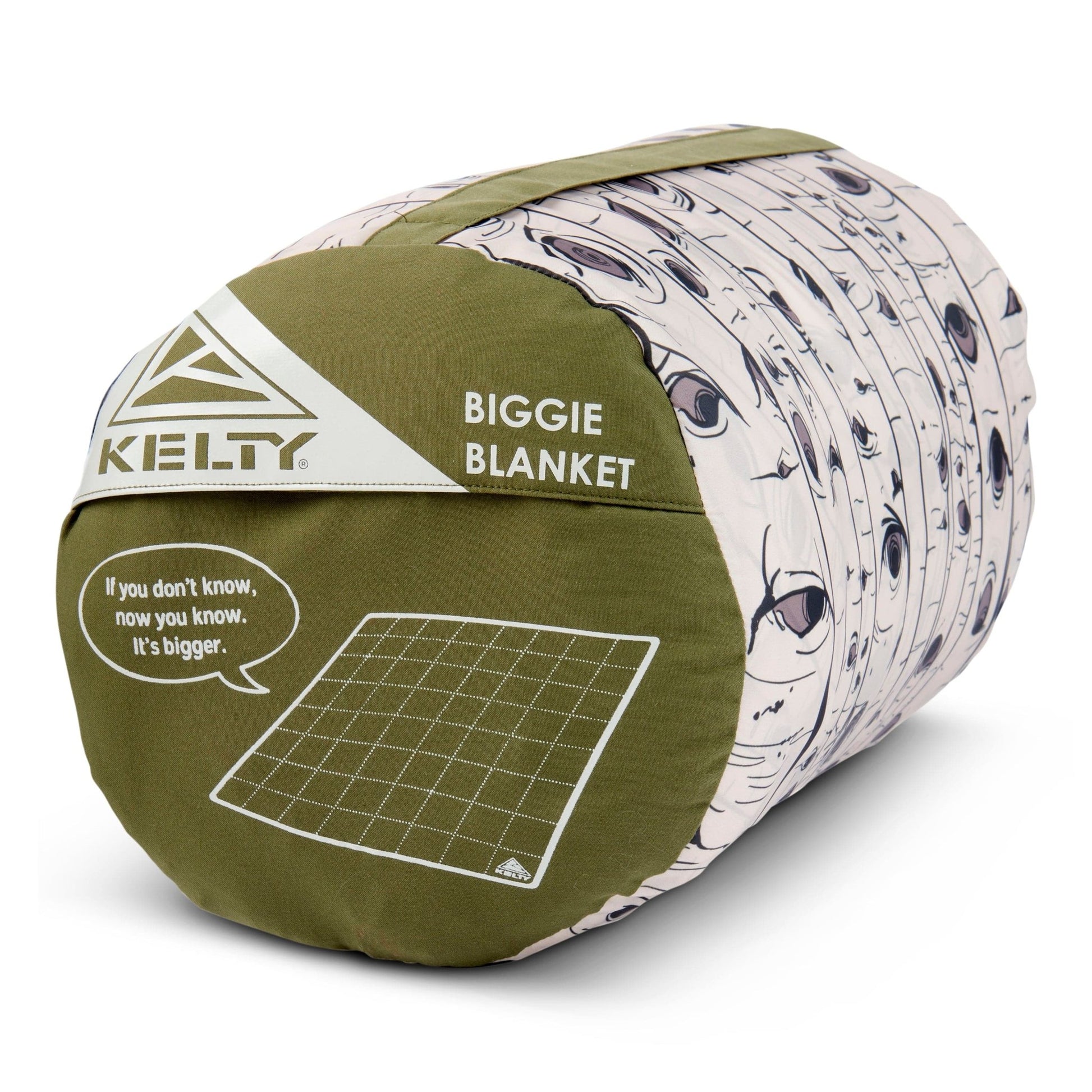 KELTY Biggie Blanket Winter Moss / Aspen Eyes - MW Direct