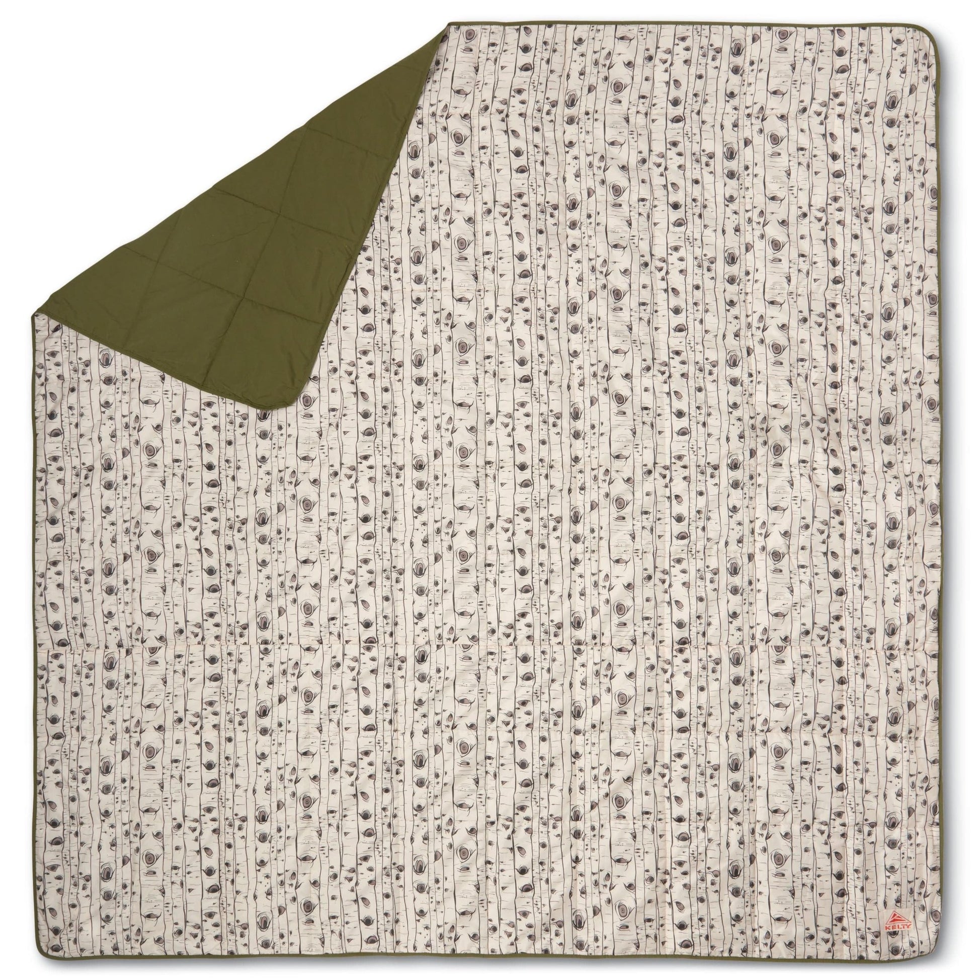 KELTY Biggie Blanket Winter Moss / Aspen Eyes - MW Direct