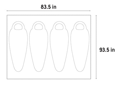 KELTY Rumpus 4P Footprint - MW Direct