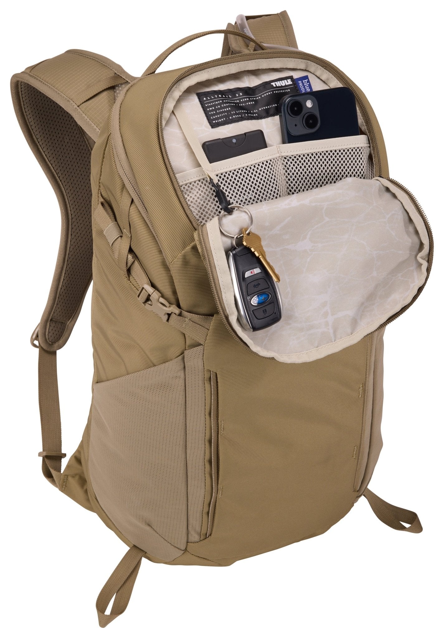 THULE Alltrail Hydration Pack 22L Faded Khaki - MW Direct