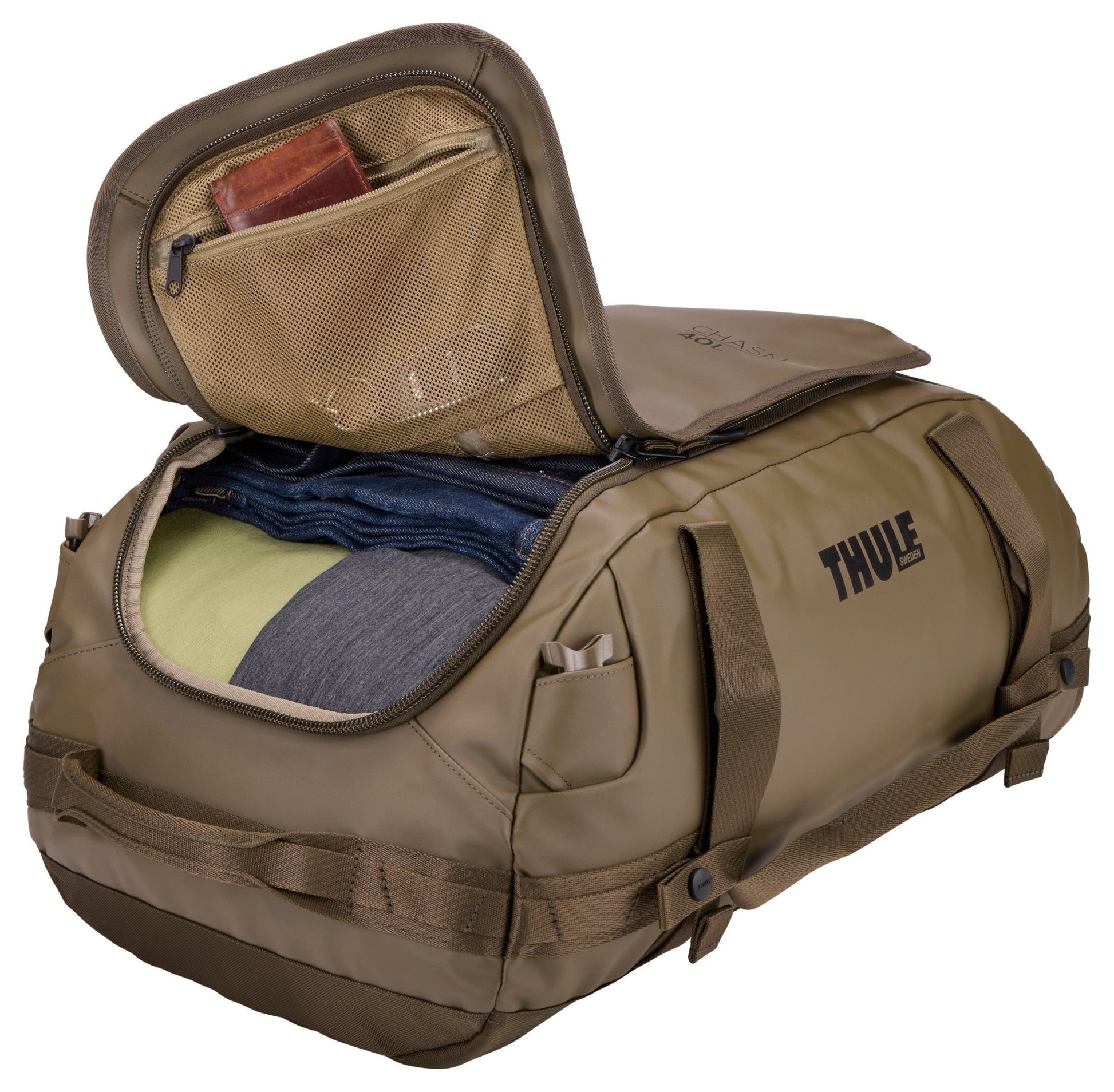 THULE Chasm 40L Duffel Khaki - MW Direct