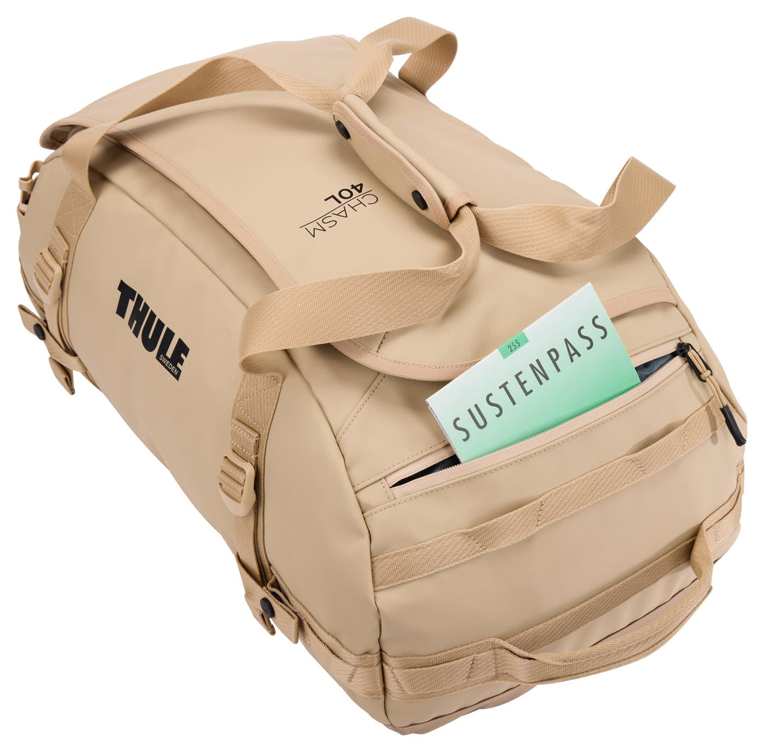 THULE Chasm 40L Duffel - Soft Beige - MW Direct