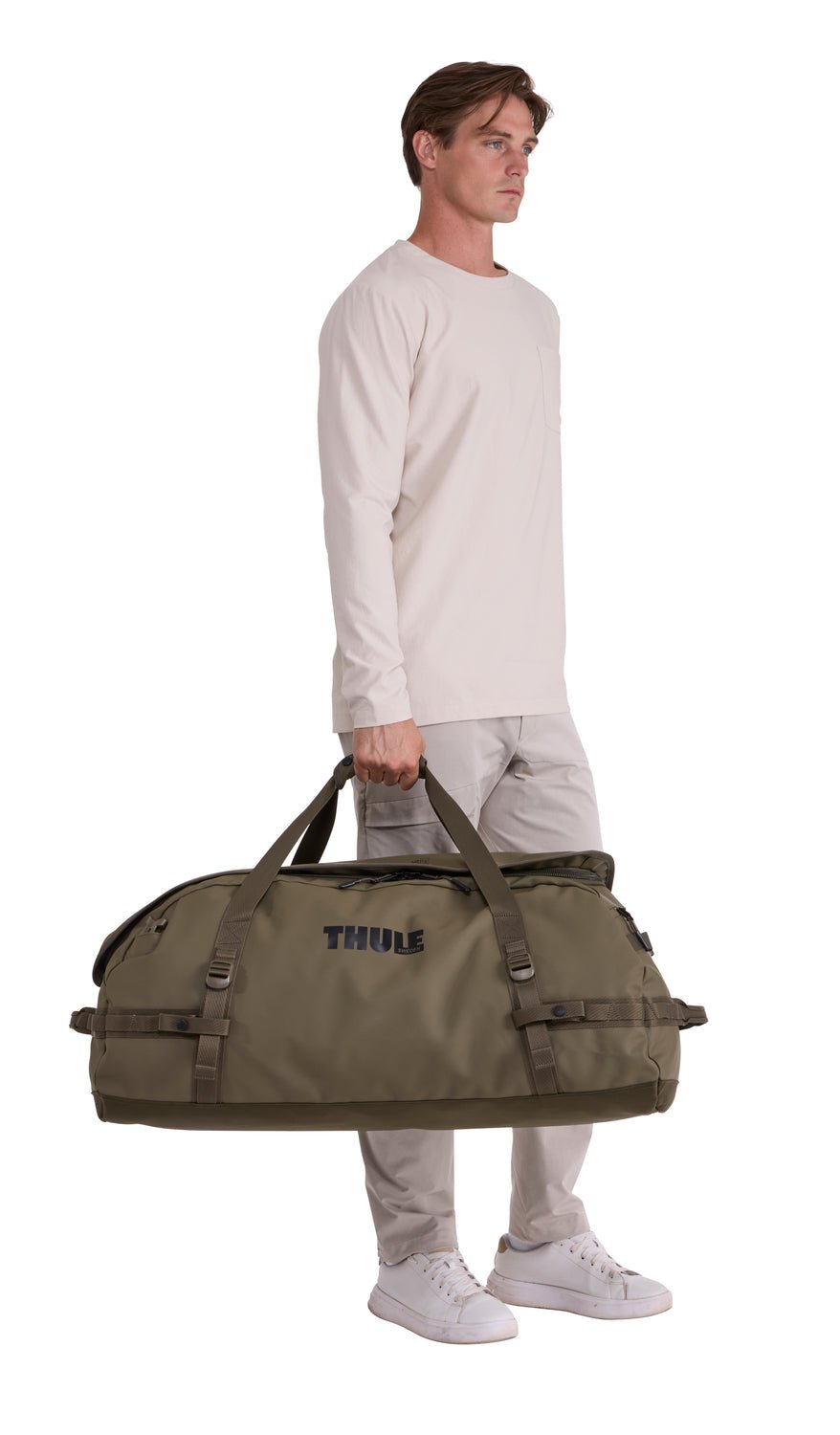 THULE Chasm 90L Duffel - Deep Khaki - MW Direct