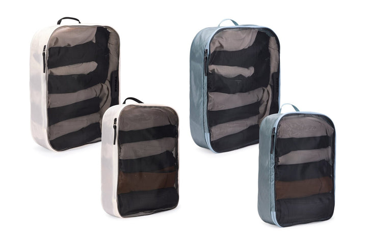 Thule Packing Cube Family Set 2xMed 2xLrg Gry/Wht - MW Direct