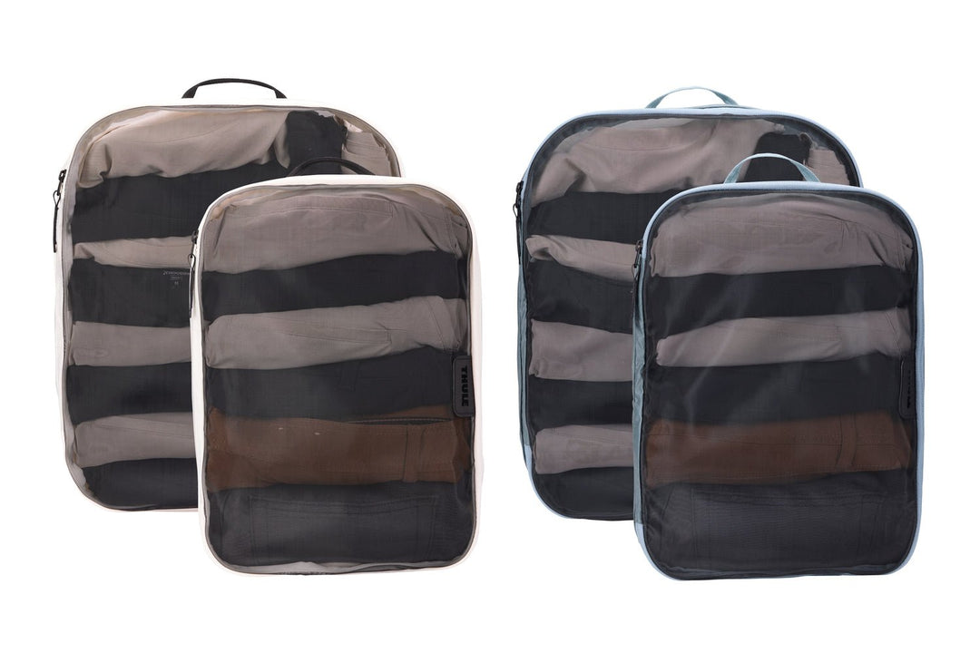 Thule Packing Cube Family Set 2xMed 2xLrg Gry/Wht - MW Direct