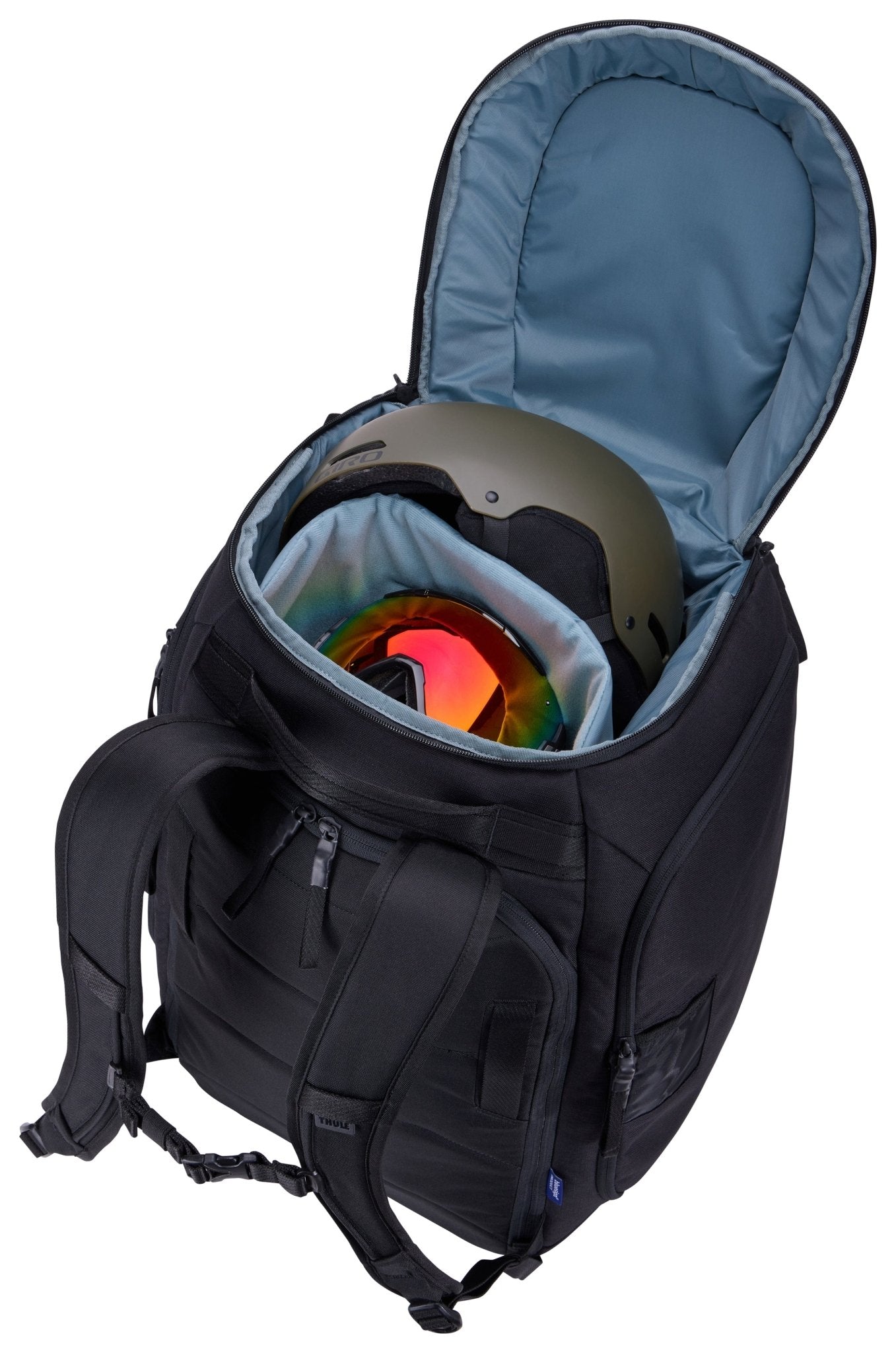 THULE Roundtrip Ski and Snowboard Boot Backpack 60L Black - MW Direct