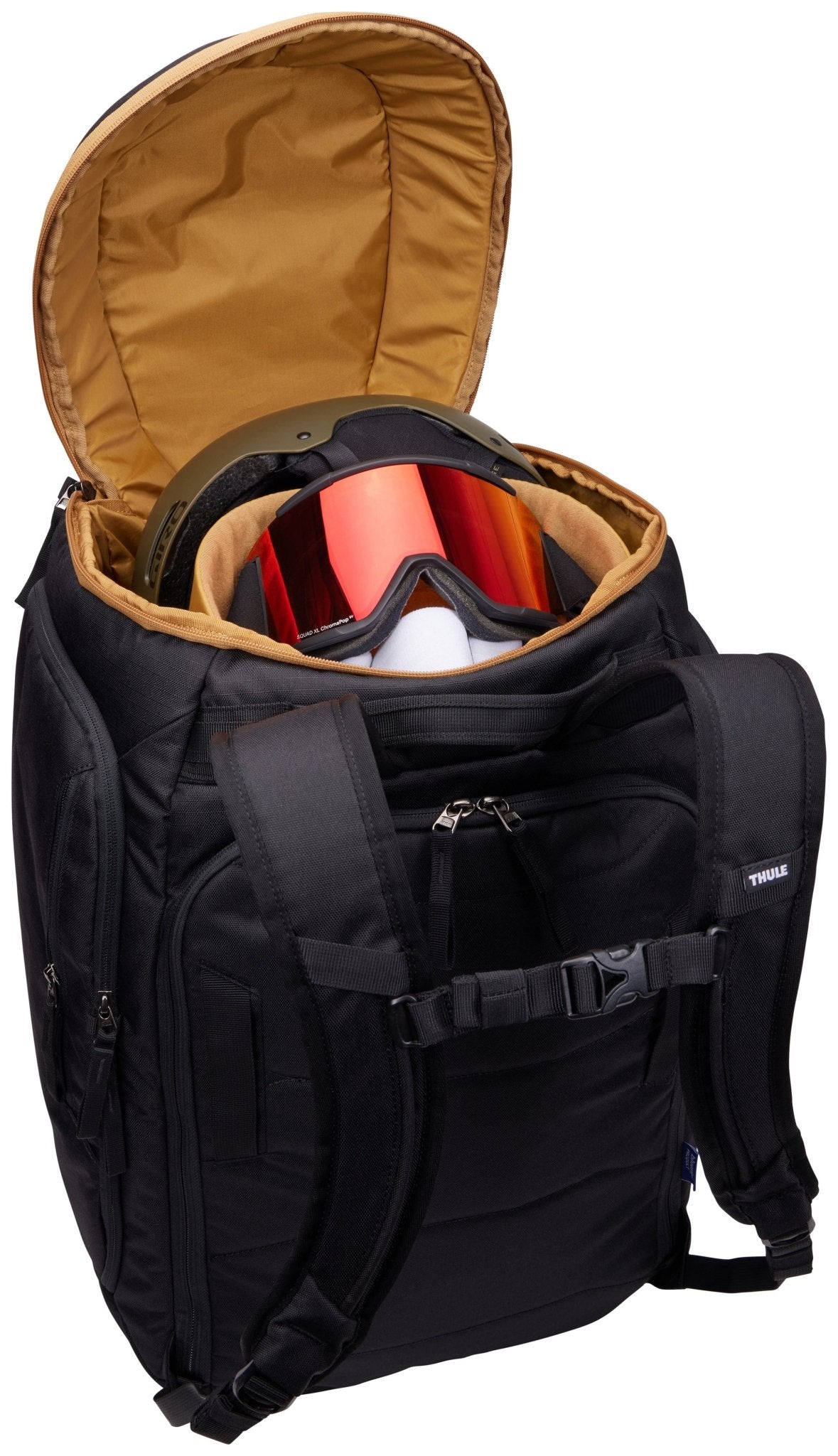 THULE Roundtrip Ski and Snowboard Boot Backpack 60L Black - MW Direct